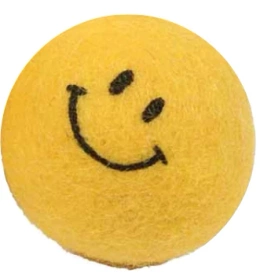 Coockoo Zabawka Dla Kota Piłka Filcowa Żółta 3,5cm