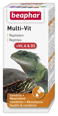 Beaphar Witaminy dla Żółwi Multi-Vit Turtle 2x20ml