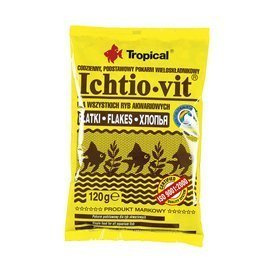 Tropical Ichtio-Vit 120g, uniwersalny pokarm dla ryb
