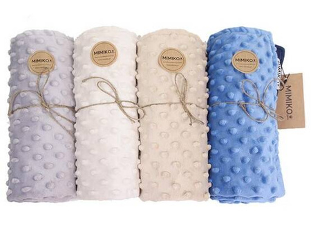 MIMIKO Pets Kocyk MinkyDot 100x75cm Jasny Beż Brąz