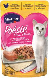 Vitakraft Kot 85g Saszetka Poesie Kurczak Deli Sos