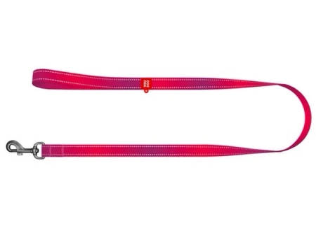 WAUDOG Mono Nylonowa Smycz dla Psa 15mm/200cm Różowa