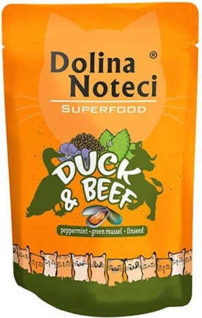 Dolina Noteci Superfood Kot Kaczka i wołowina saszetka 85g