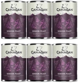 Canagan Mokra Karma dla Psa Seniora Puszka 6x400g Drób