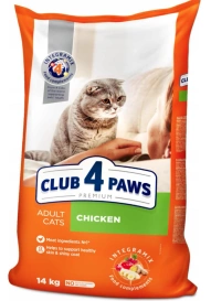 Club 4 Paws Sucha Karma Dla Kota Kurczak 14kg