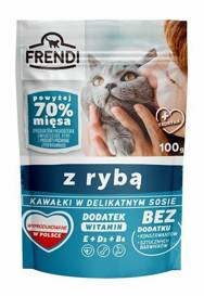 Frendi Kot Saszetka 100g Ryba Sos
