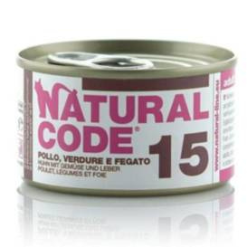 Natural Code Kot 85g Kurczak Warzywa Wątróbka Sos