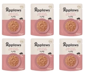 Applaws Karma Dla Kota Tuńczyk Łosoś w Galaretce 6x70g