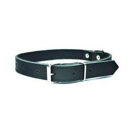 Chaba Skórzana Obroża Dla Psa 18mm/50cm Czarna