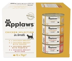 Applaws Karma Dla Kota Multipack Kurczak 12x70g