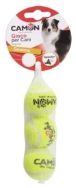 Camon Zabawka Dla Psa Piłki Z Piszczałką 3szt 7,5cm