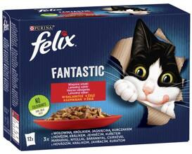 Felix Fantastic Karma Dla Kota Wiejskie Smaki Mix 12x85g