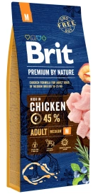 Brit Premium By Nature Adult M Medium 15kg