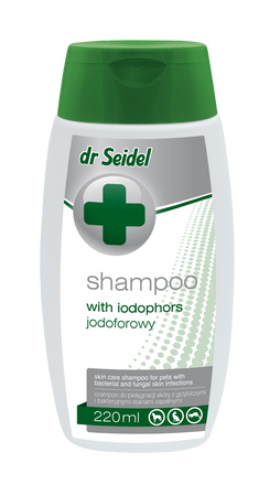 Dr Seidel Szampon dla Psa Kota Fretki Jodoforowy 2x220ml
