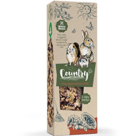 Witte Molen Country Kolby Dla Gryzoni Papaja Hibiskus 110g