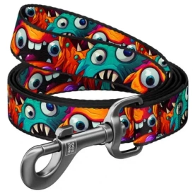 WAUDOG Nylonowa Smycz dla Psa 20mm/200cm Potworki M