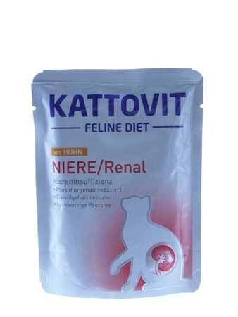 Kattovit 85g Saszetka Renal Kurczak Dla Kotów Z Chorobami Nerek