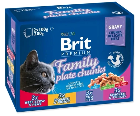 Brit Premium Cat Adult Karma Dla Kota Multipack 2x12x100g