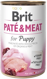 Brit Pate & Meat Dog Puppy puszka 400g