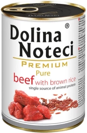 Dolina Noteci Pure Karma Monoproteinowa dla Psa Wołowina Puszka 400g