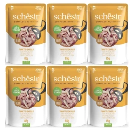 Schesir Mokra Karma dla Kota Tuńczyk Kurczak 6x85g