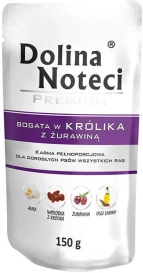 Dolina Noteci Premium królik z żurawiną 150g, karma dla psa