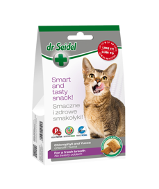Dr Seidel Smakołyki dla kotów na świeży oddech 50g