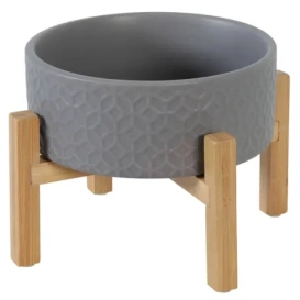 Zolux Keramo Miska Ceramiczna dla Psa Stojak 700ml Szara