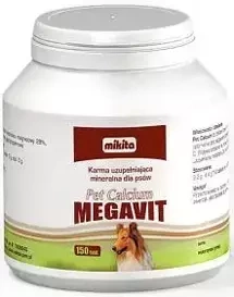 Mikita Pet-Calcium Megavit 150 szt.