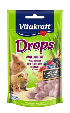 Vitakraft Drops Przysmak dla gryzoni 75g Owoce Leśne
