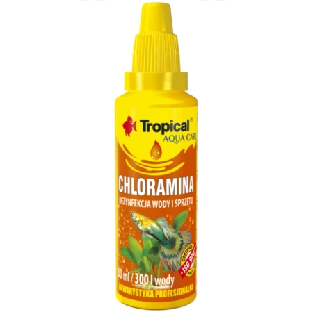 Tropical Chloramina Preparat Do Akwarium Dezynfekcja 30ml