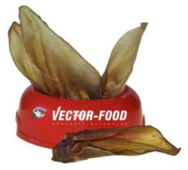 Vector-Food Przysmak Dla Psa Ucho Wołowe Suszone Duże 10szt