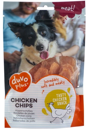 Duvo+ Chips Przysmak dla Psa Kurczak 80g