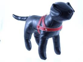 Szelki Skóra Nr 9/100 Czerwone