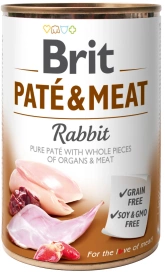 Brit Pate & Meat Dog Rabbit puszka 400g