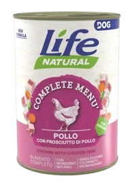 Life Dog Karma Mokra dla Psa Kurczak Szynka 400g