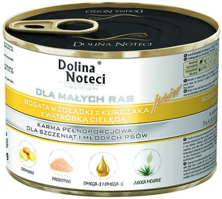 Dolina Noteci Premium Pies Mały Junior Kurczak 185g