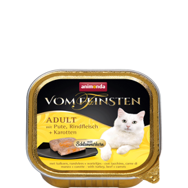 Animonda Kot 100g V.Feinsten Indyk, Wołowina, Marchew Tacka