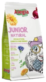 Alegia Junior Natural Karma Dla Świnki Morskiej 650g