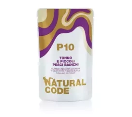 Natural Code Kot Saszetka 70g P10 Tuńczyk Młode Ryby