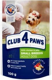 Club4Ł Small Breeds Karma Dla Psa Kurczak Galarecie 100g