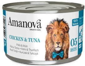 Amanova Mokra Karma dla Kota Kurczak Tuńczyk Bulion 70g
