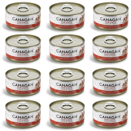 Canagan Mokra Karma Dla Kota Tuńczyk Krab 12x75g