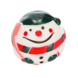 Dingo Zabawka Świąteczna Piłka Bałwan 8cm