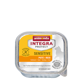 Animonda Integra Protect Sensitive dla kota - z indykiem i ryżem tacka 100g