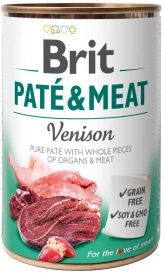 Brit Pate & Meat Dog Venison puszka 400g