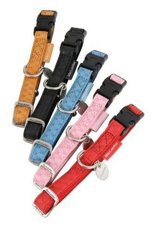 Zolux Obroża Dla Paa Mac Leather 10mm Czarna XS