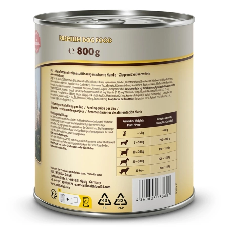 Wolfsblut Grey Peak Mokra Karma dla Psa Koza Batat 800g