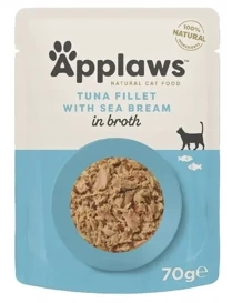 Applaws saszetka dla kota Tuńczyk i Leszcz 70g