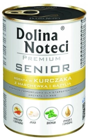 Dolina Noteci Premium Pies Senior Kurczak puszka 400g